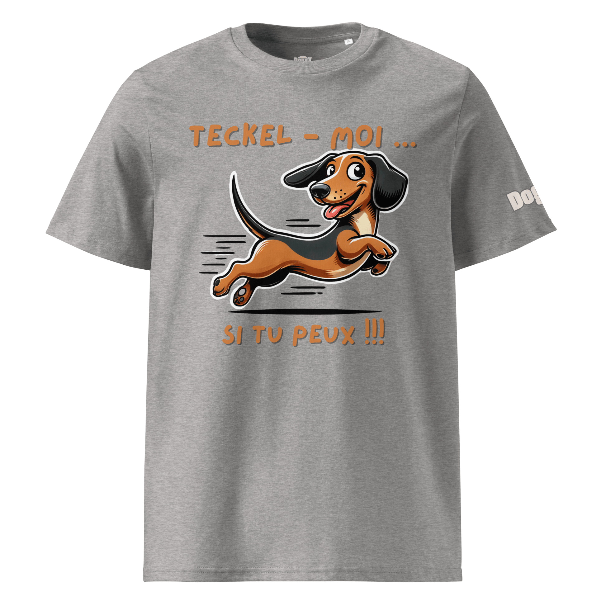 T-shirt unisexe en coton biologique - Collection Teckel - Doggy Trend