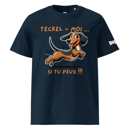 T-shirt unisexe en coton biologique - Collection Teckel - Doggy Trend