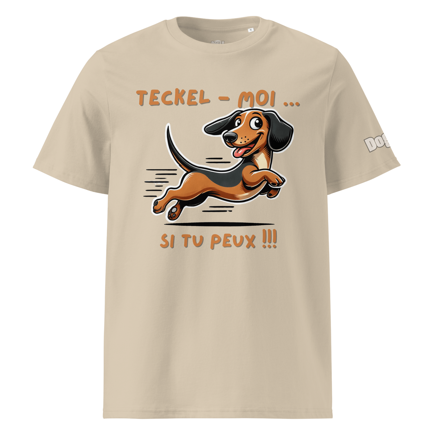 T-shirt unisexe en coton biologique - Collection Teckel - Doggy Trend