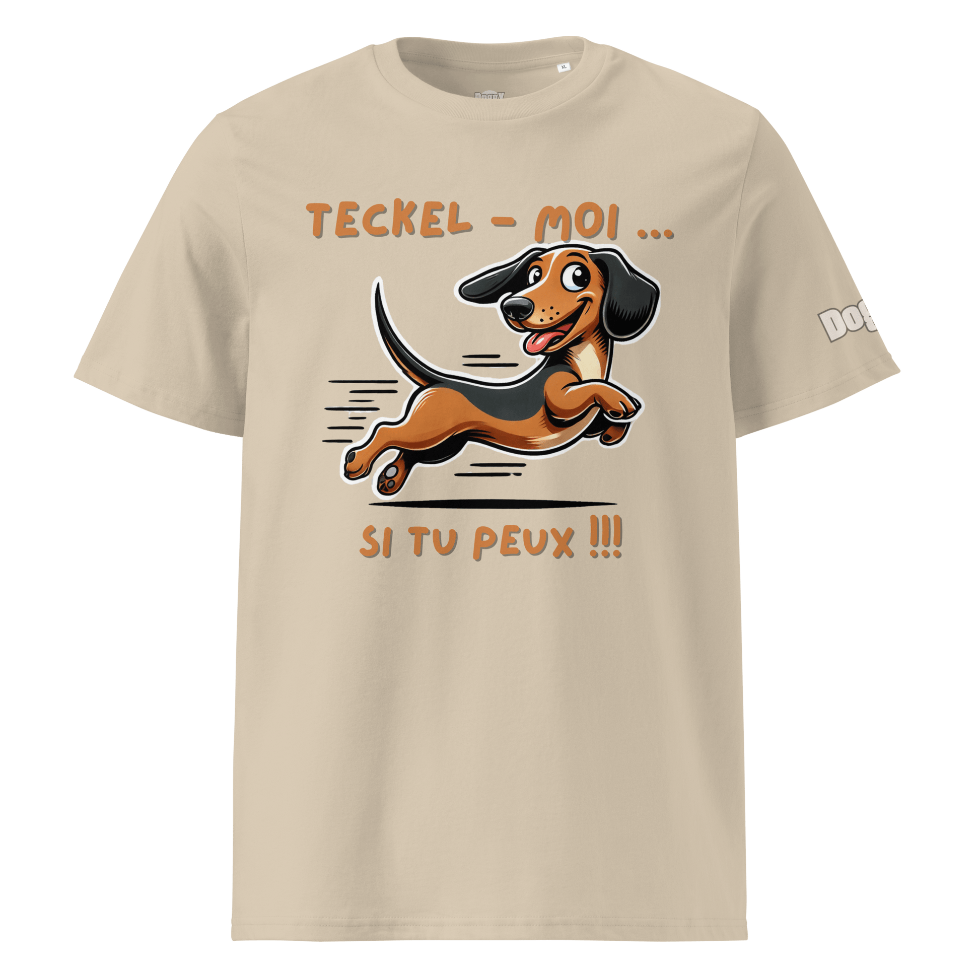 T-shirt unisexe en coton biologique - Collection Teckel - Doggy Trend