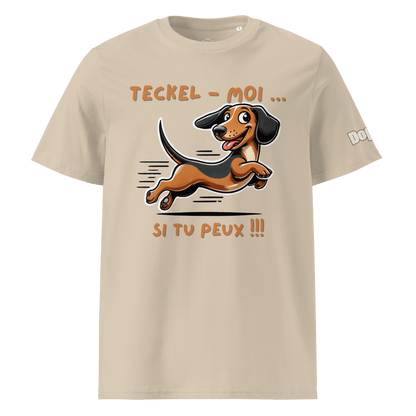T-shirt unisexe en coton biologique - Collection Teckel - Doggy Trend