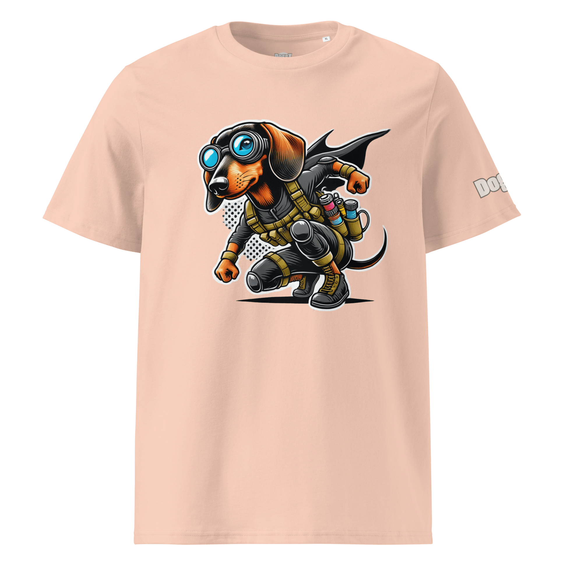 T-shirt unisexe en coton biologique - Collection Teckel - Doggy Trend