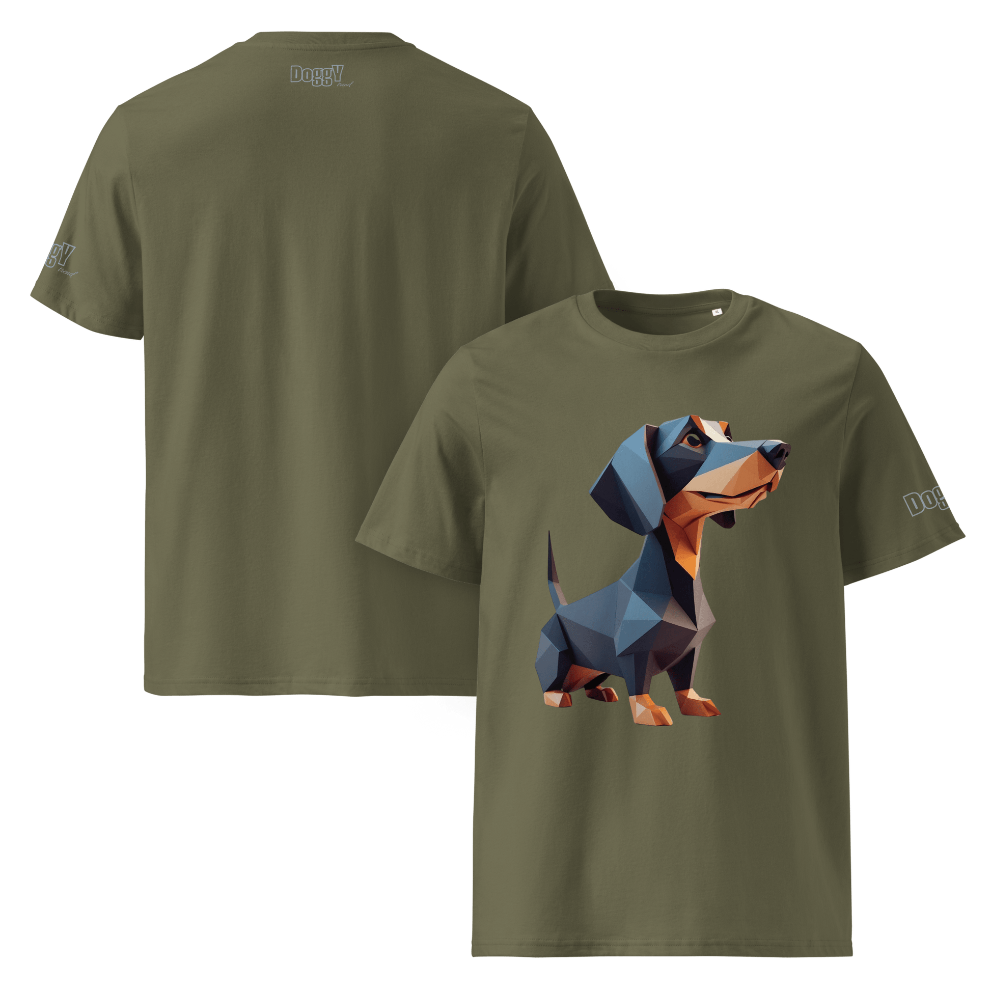 T-shirt unisexe en coton biologique - Collection Teckel - Doggy Trend
