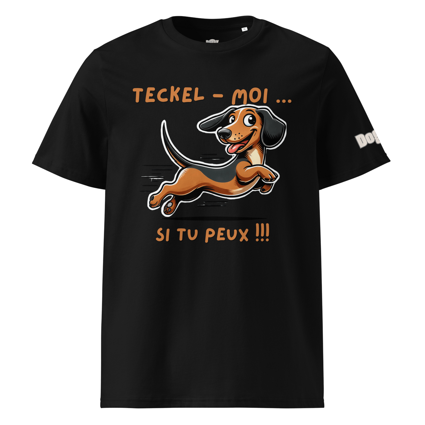 T-shirt unisexe en coton biologique - Collection Teckel - Doggy Trend