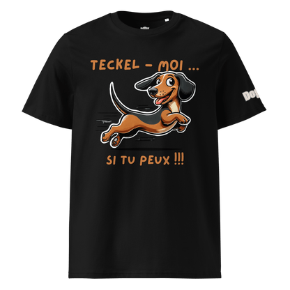 T-shirt unisexe en coton biologique - Collection Teckel - Doggy Trend
