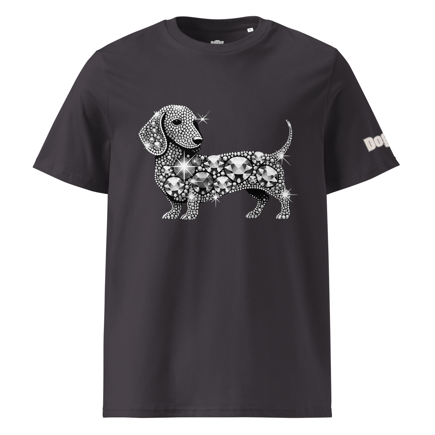 T-shirt unisexe en coton biologique - Collection Teckel - Doggy Trend