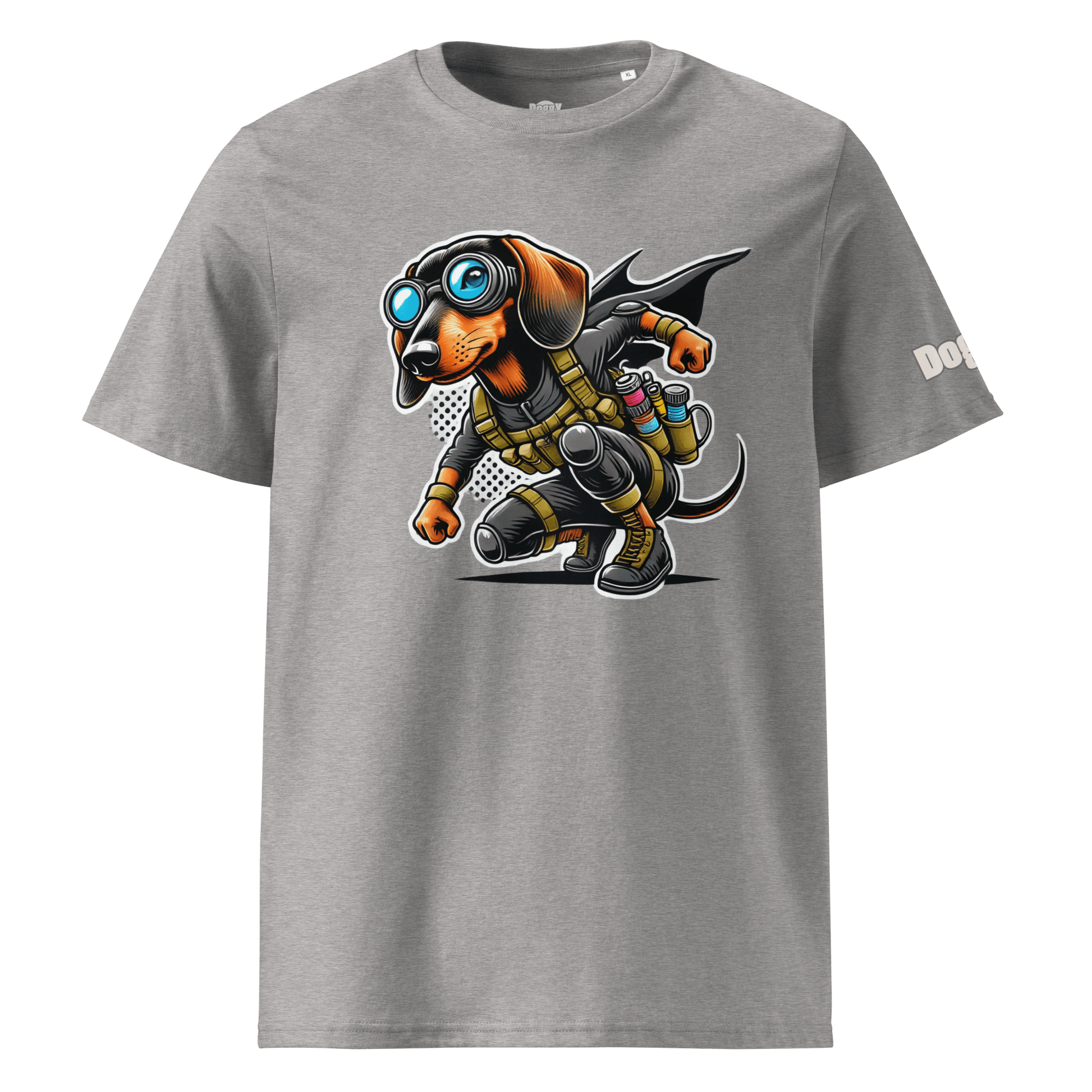 T-shirt unisexe en coton biologique - Collection Teckel - Doggy Trend