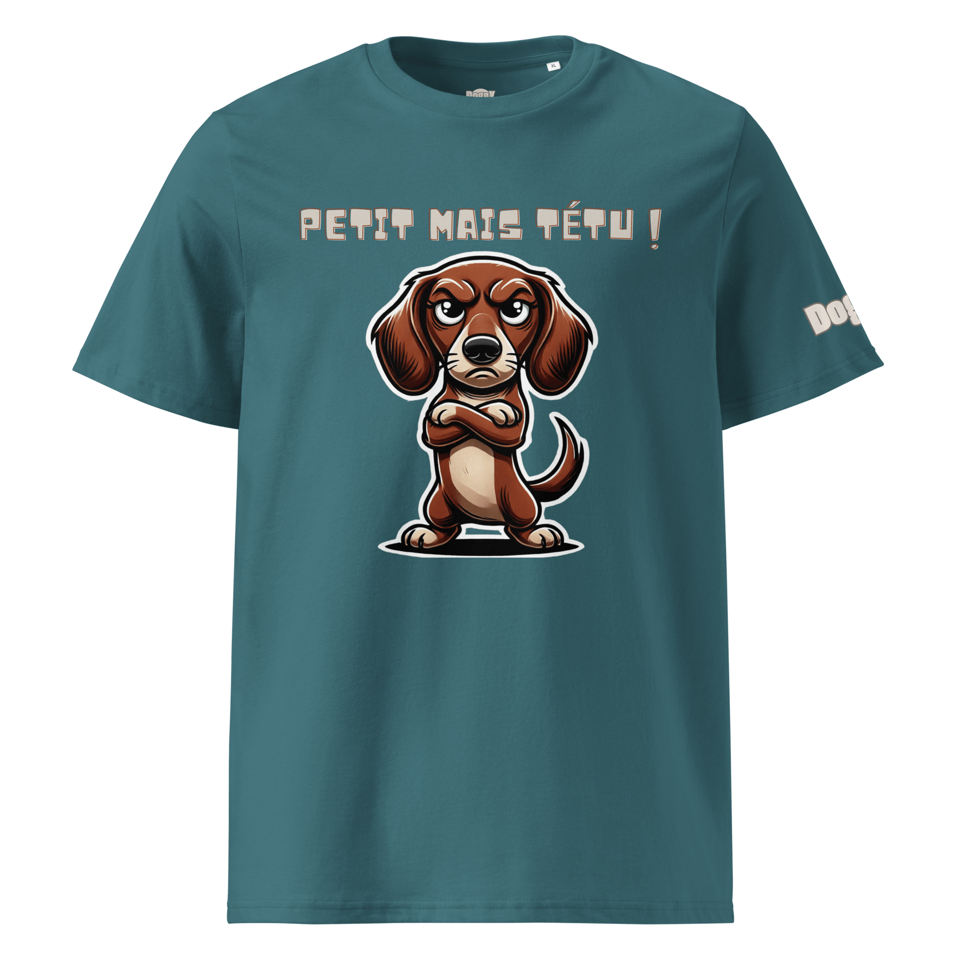 T-shirt unisexe en coton biologique - Collection Teckel - Doggy Trend