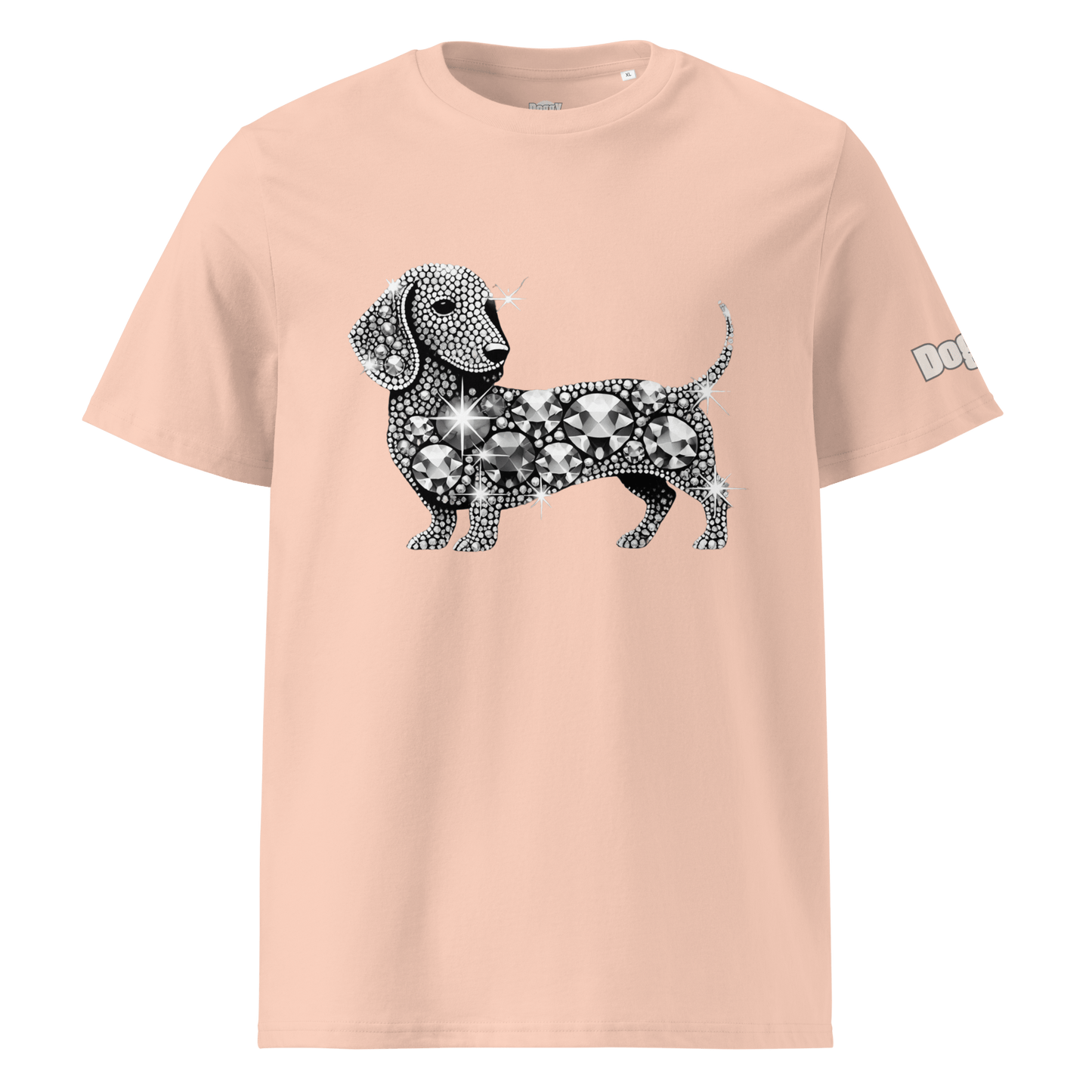 T-shirt unisexe en coton biologique - Collection Teckel - Doggy Trend