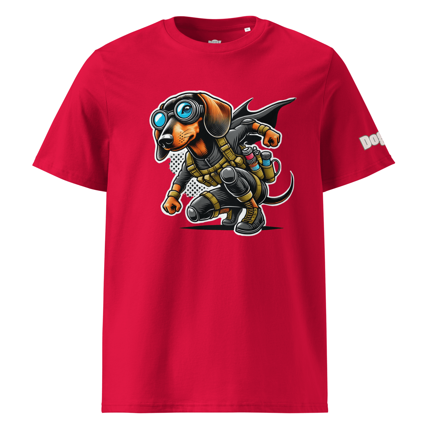 T-shirt unisexe en coton biologique - Collection Teckel - Doggy Trend
