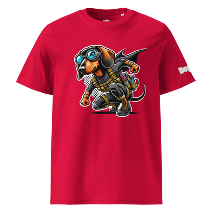 T-shirt unisexe en coton biologique - Collection Teckel - Doggy Trend