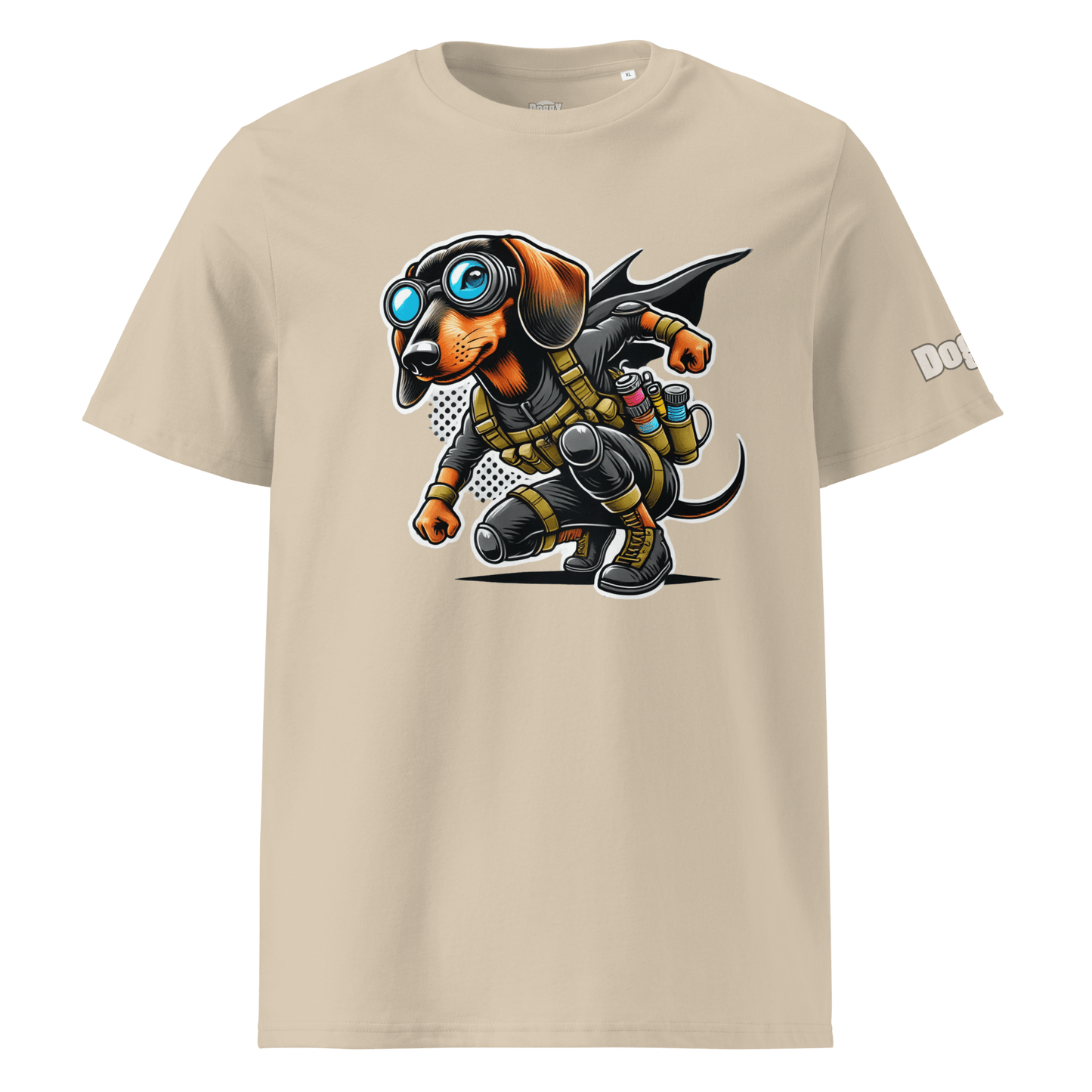 T-shirt unisexe en coton biologique - Collection Teckel - Doggy Trend