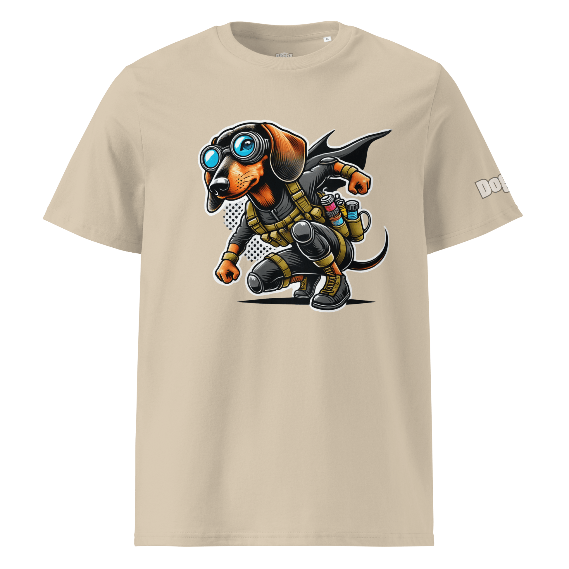 T-shirt unisexe en coton biologique - Collection Teckel - Doggy Trend