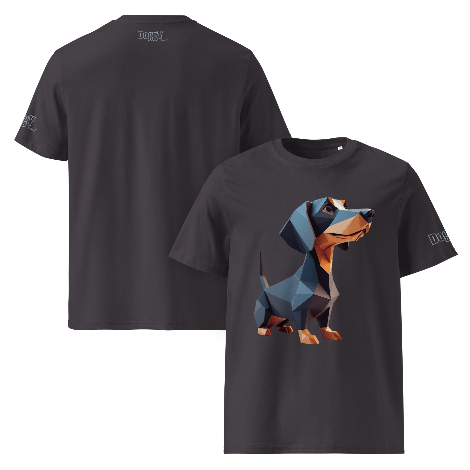 T-shirt unisexe en coton biologique - Collection Teckel - Doggy Trend