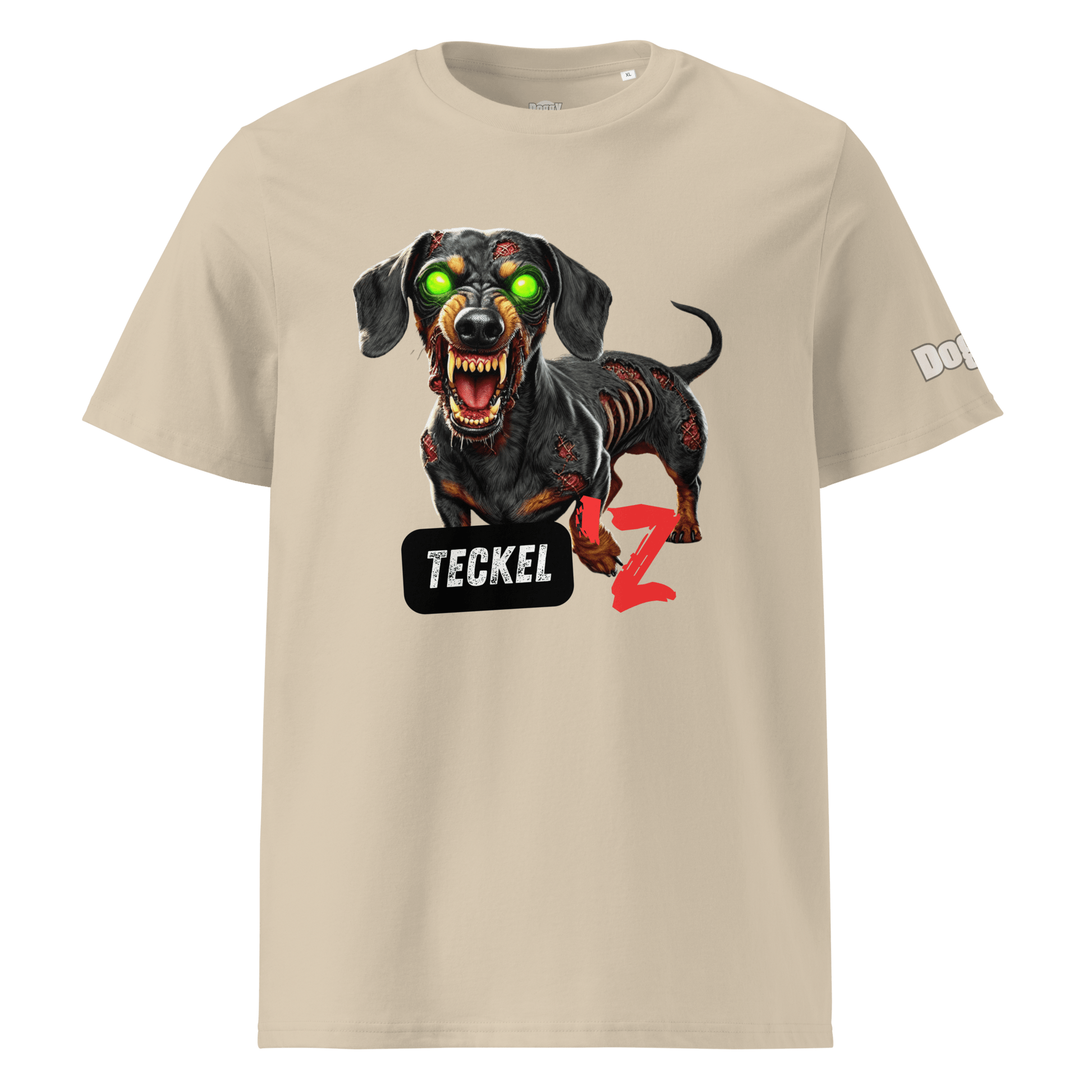 T-shirt unisexe en coton biologique - Collection Teckel - Doggy Trend