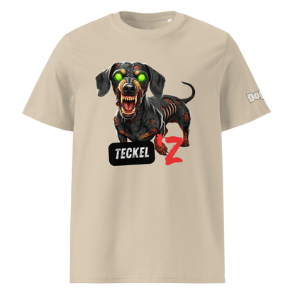 T-shirt unisexe en coton biologique - Collection Teckel - Doggy Trend