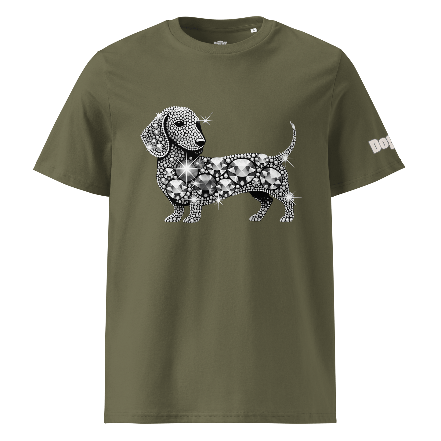 T-shirt unisexe en coton biologique - Collection Teckel - Doggy Trend