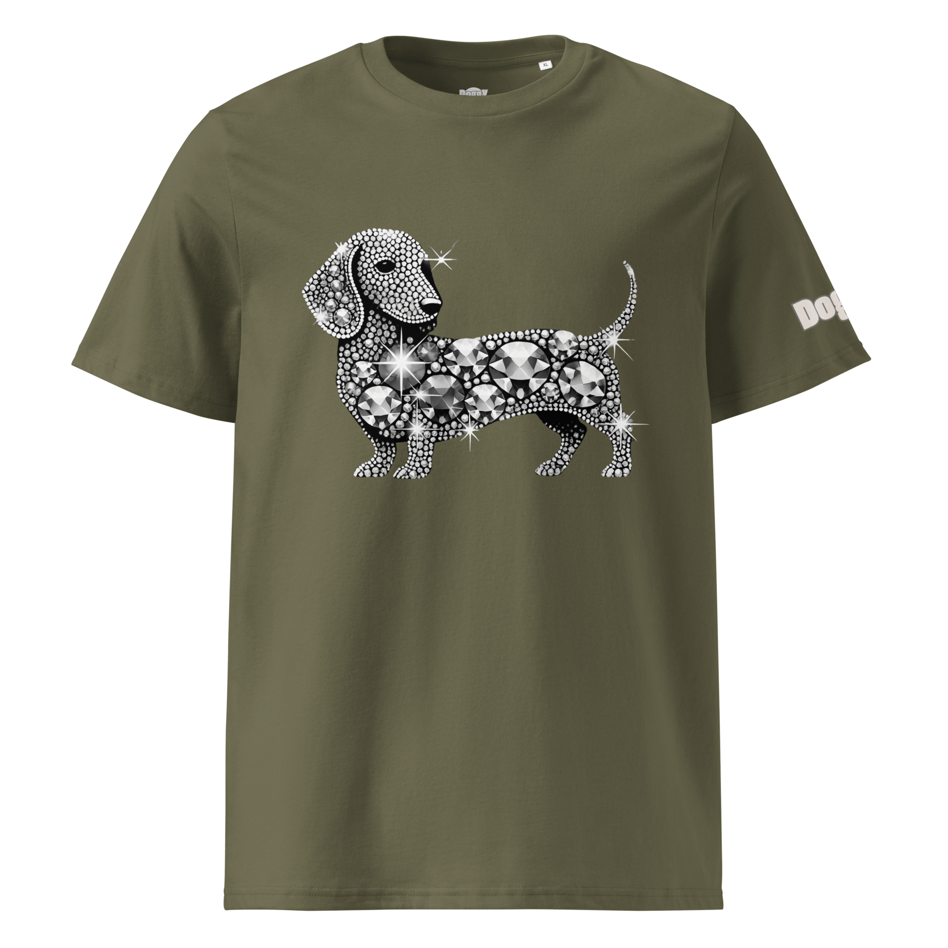 T-shirt unisexe en coton biologique - Collection Teckel - Doggy Trend