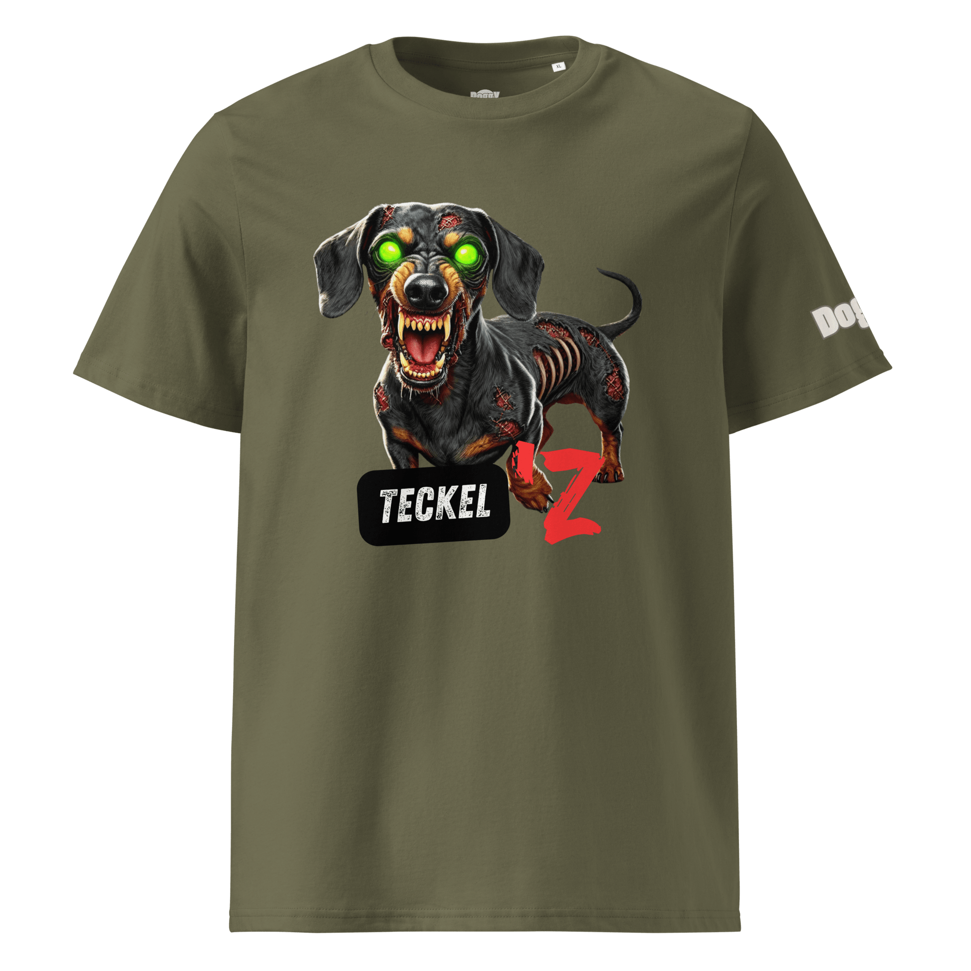 T-shirt unisexe en coton biologique - Collection Teckel - Doggy Trend