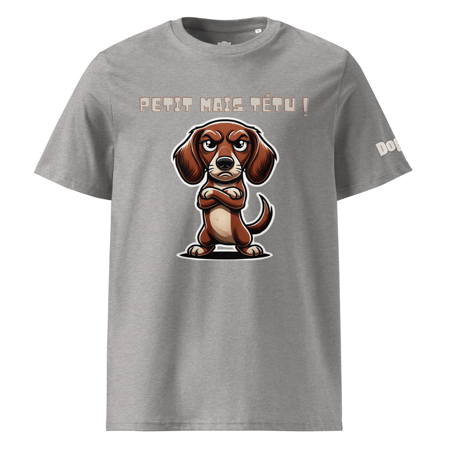 T-shirt unisexe en coton biologique - Collection Teckel - Doggy Trend