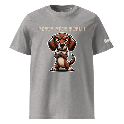 T-shirt unisexe en coton biologique - Collection Teckel - Doggy Trend