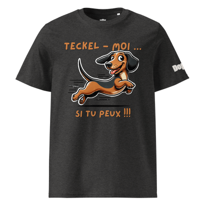 T-shirt unisexe en coton biologique - Collection Teckel - Doggy Trend