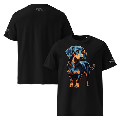 T-shirt unisexe en coton biologique - Collection Teckel - Doggy Trend