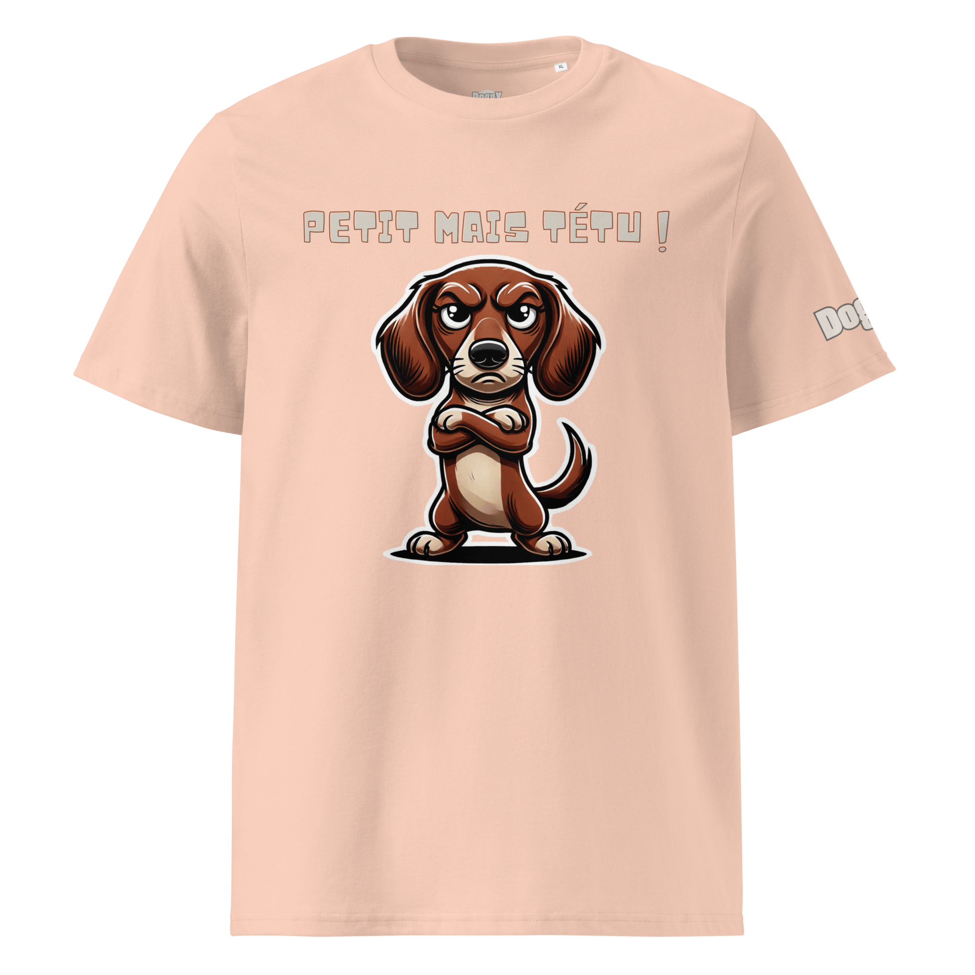 T-shirt unisexe en coton biologique - Collection Teckel - Doggy Trend