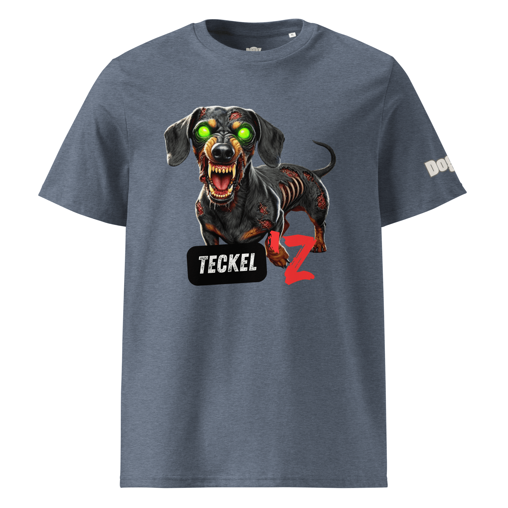 T-shirt unisexe en coton biologique - Collection Teckel - Doggy Trend