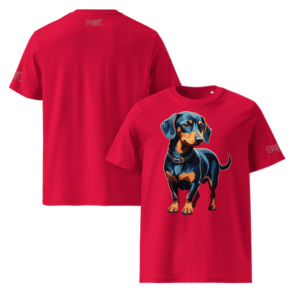 T-shirt unisexe en coton biologique - Collection Teckel - Doggy Trend