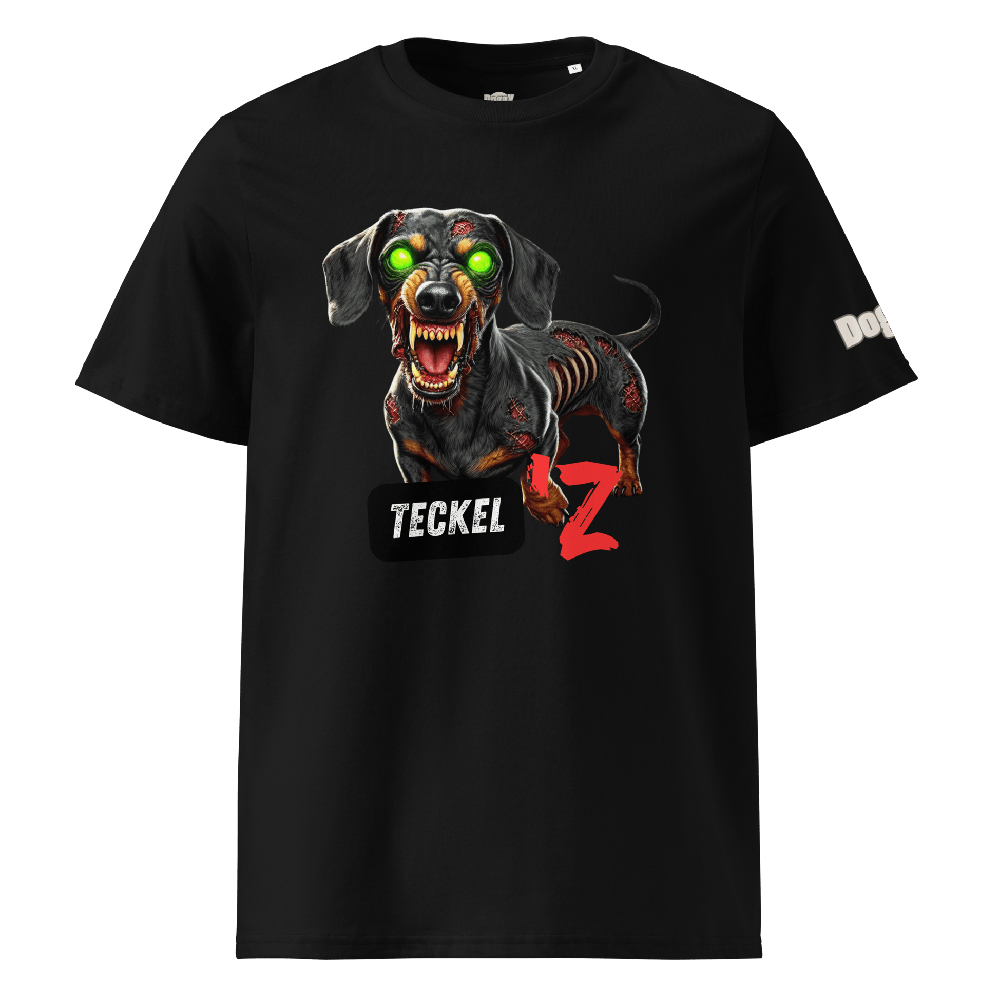 T-shirt unisexe en coton biologique - Collection Teckel - Doggy Trend
