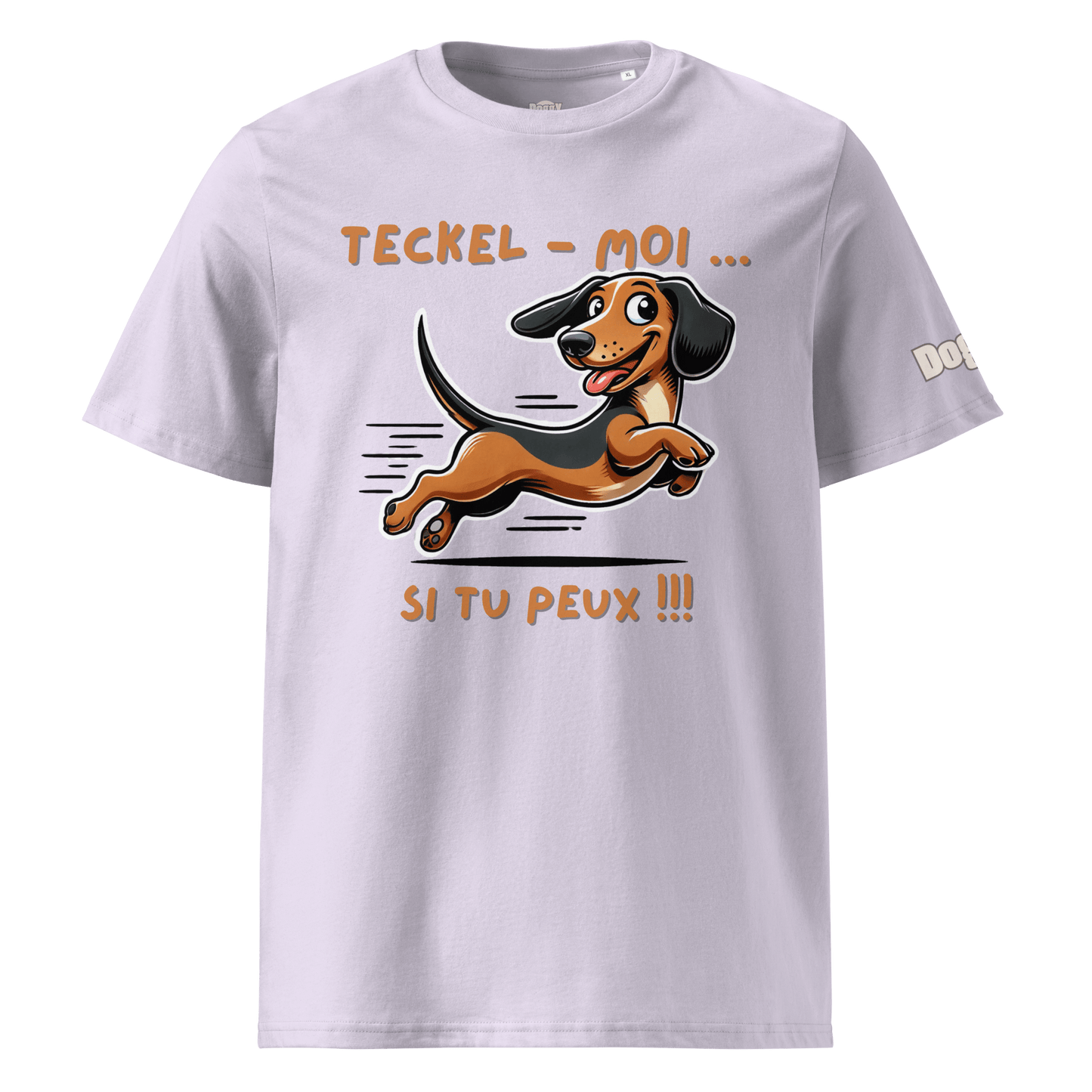 T-shirt unisexe en coton biologique - Collection Teckel - Doggy Trend