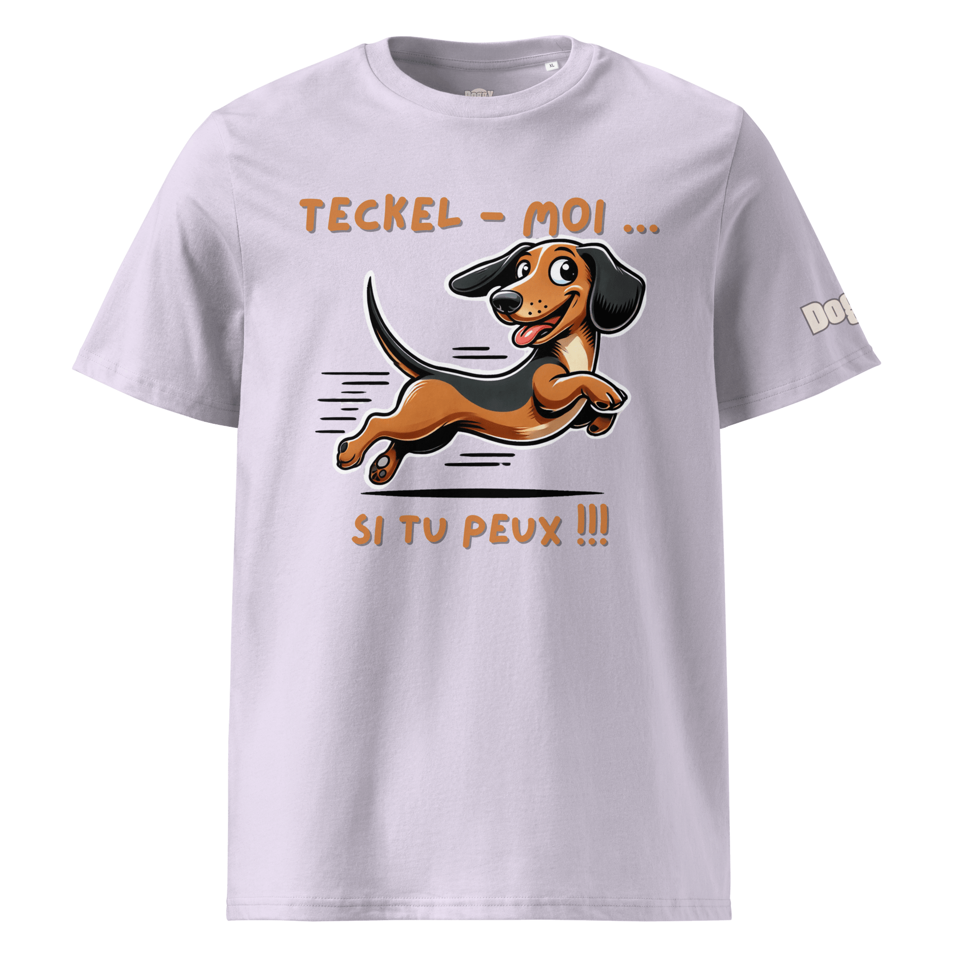 T-shirt unisexe en coton biologique - Collection Teckel - Doggy Trend