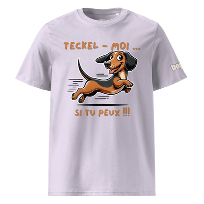 T-shirt unisexe en coton biologique - Collection Teckel - Doggy Trend