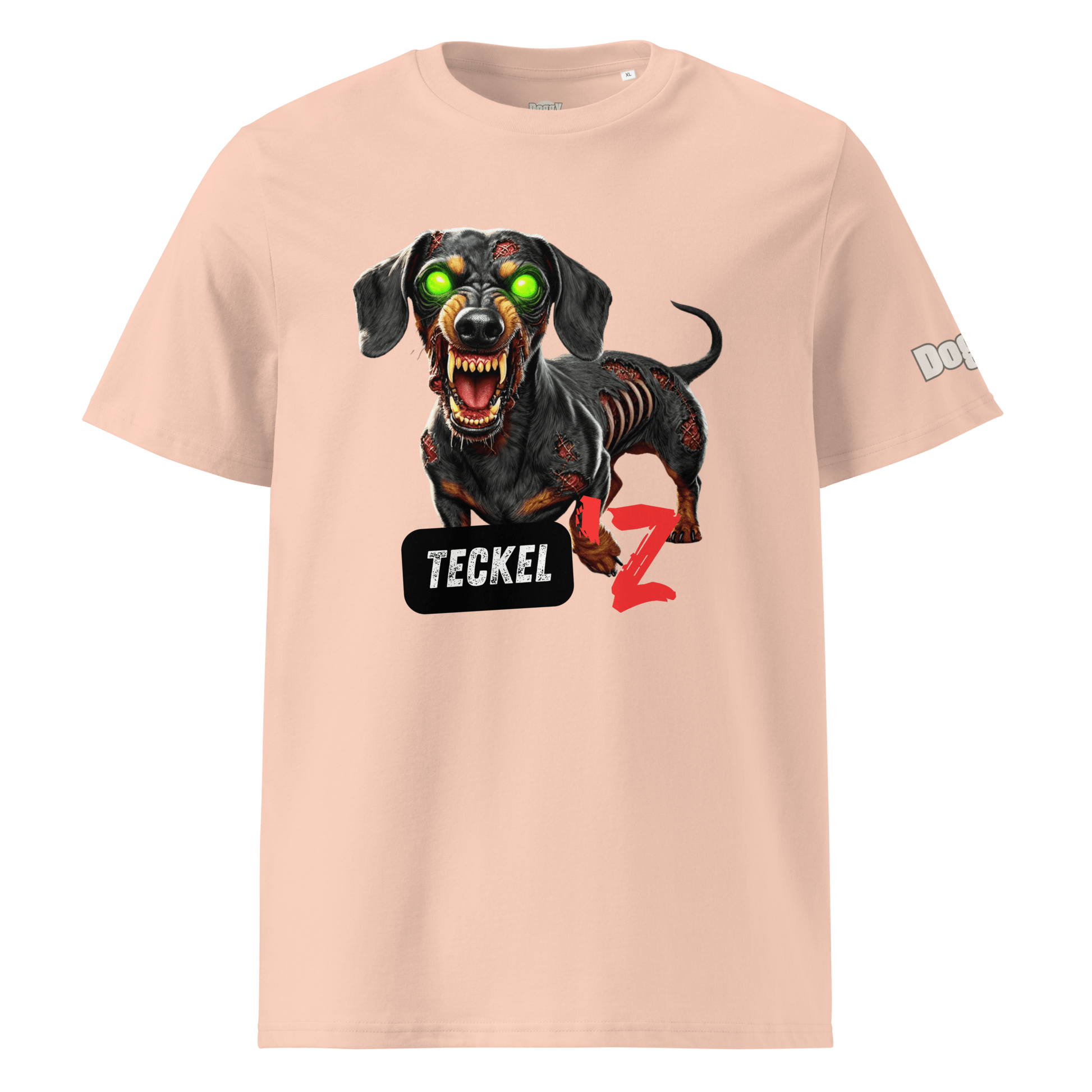 T-shirt unisexe en coton biologique - Collection Teckel - Doggy Trend