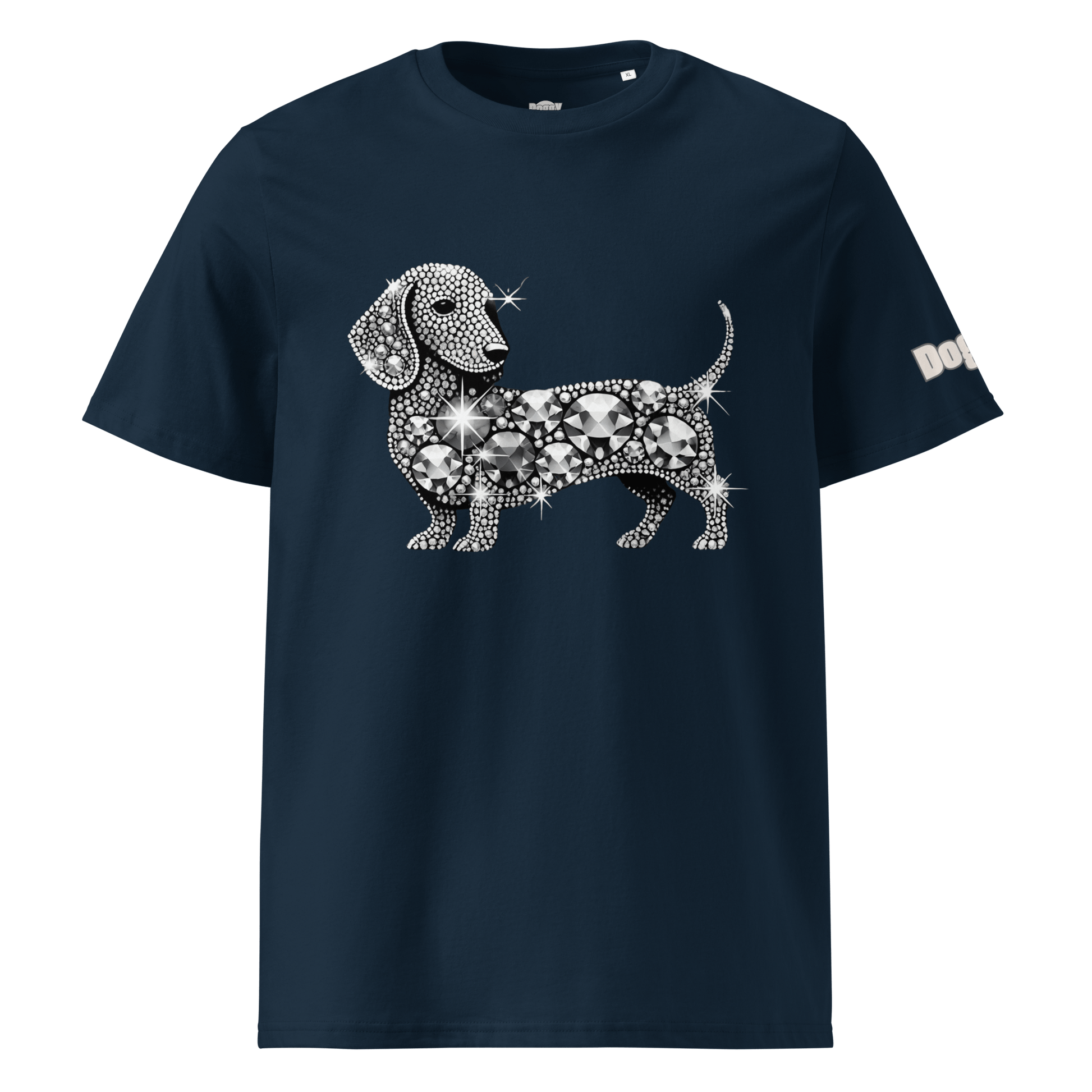 T-shirt unisexe en coton biologique - Collection Teckel - Doggy Trend