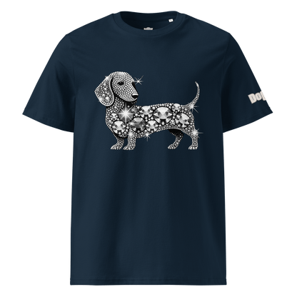 T-shirt unisexe en coton biologique - Collection Teckel - Doggy Trend