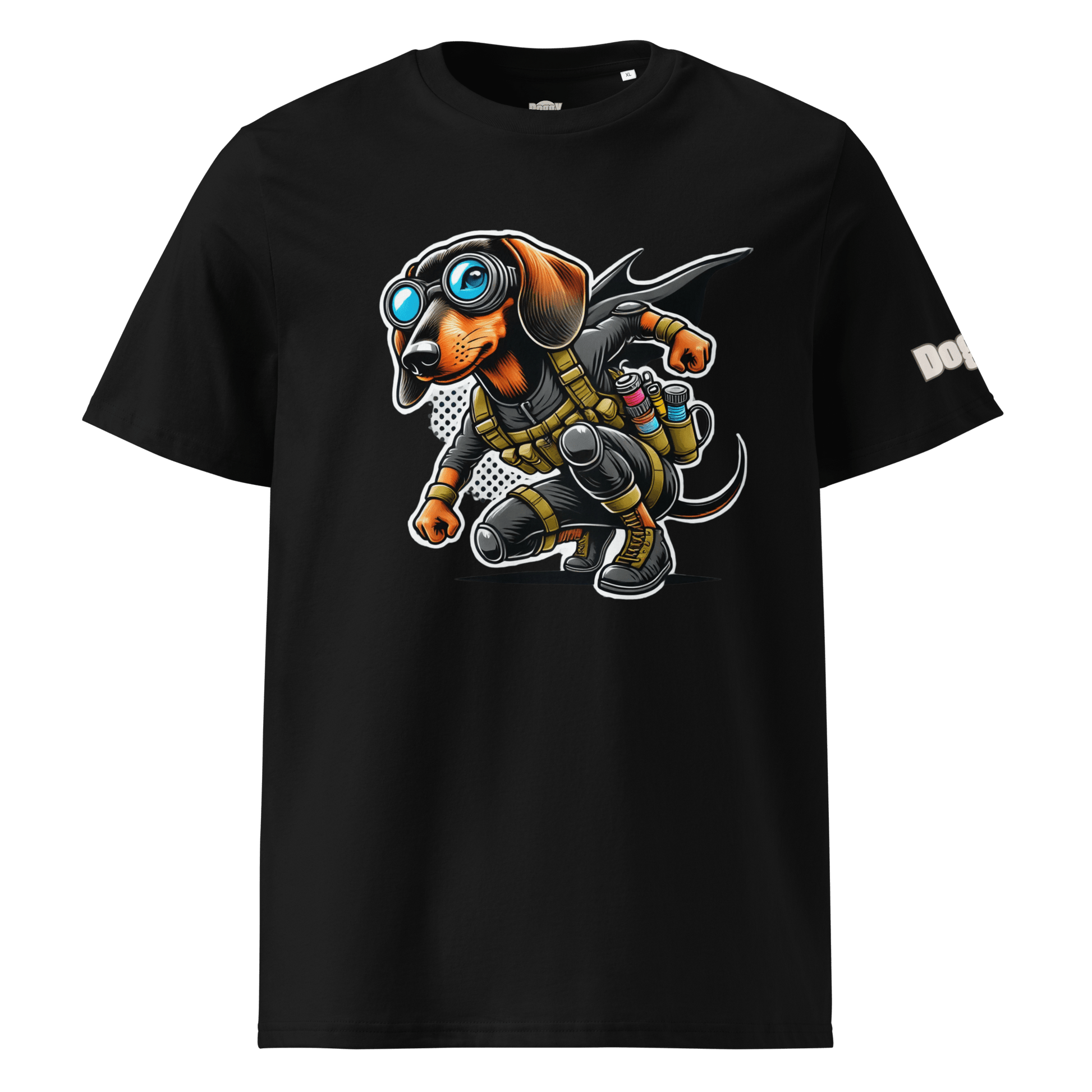 T-shirt unisexe en coton biologique - Collection Teckel - Doggy Trend