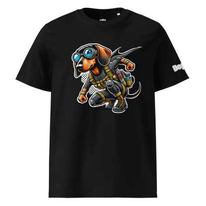 T-shirt unisexe en coton biologique - Collection Teckel - Doggy Trend