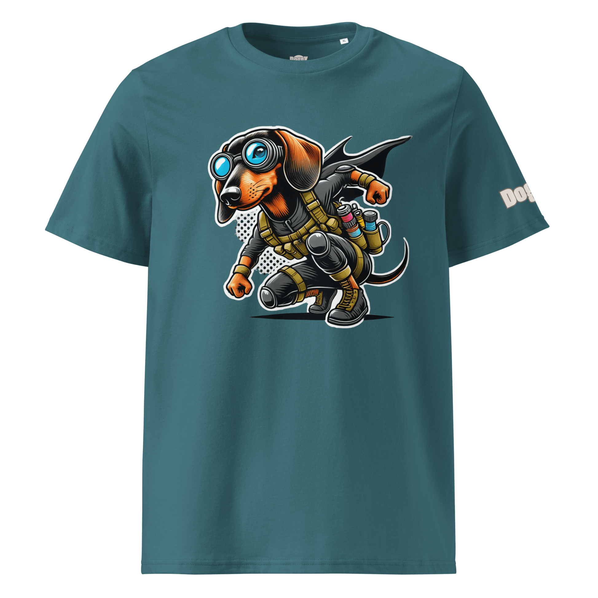 T-shirt unisexe en coton biologique - Collection Teckel - Doggy Trend