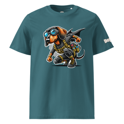 T-shirt unisexe en coton biologique - Collection Teckel - Doggy Trend