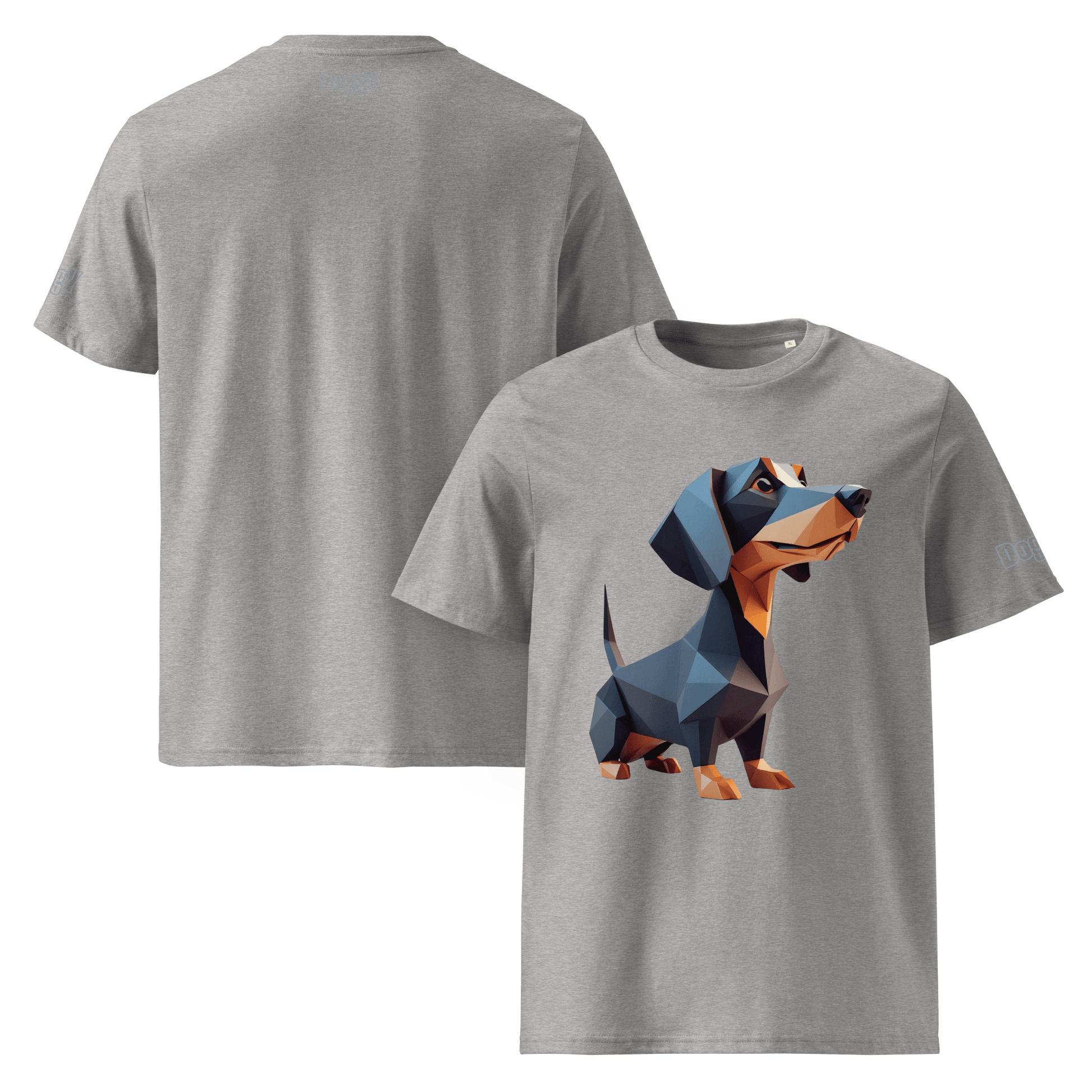 T-shirt unisexe en coton biologique - Collection Teckel - Doggy Trend
