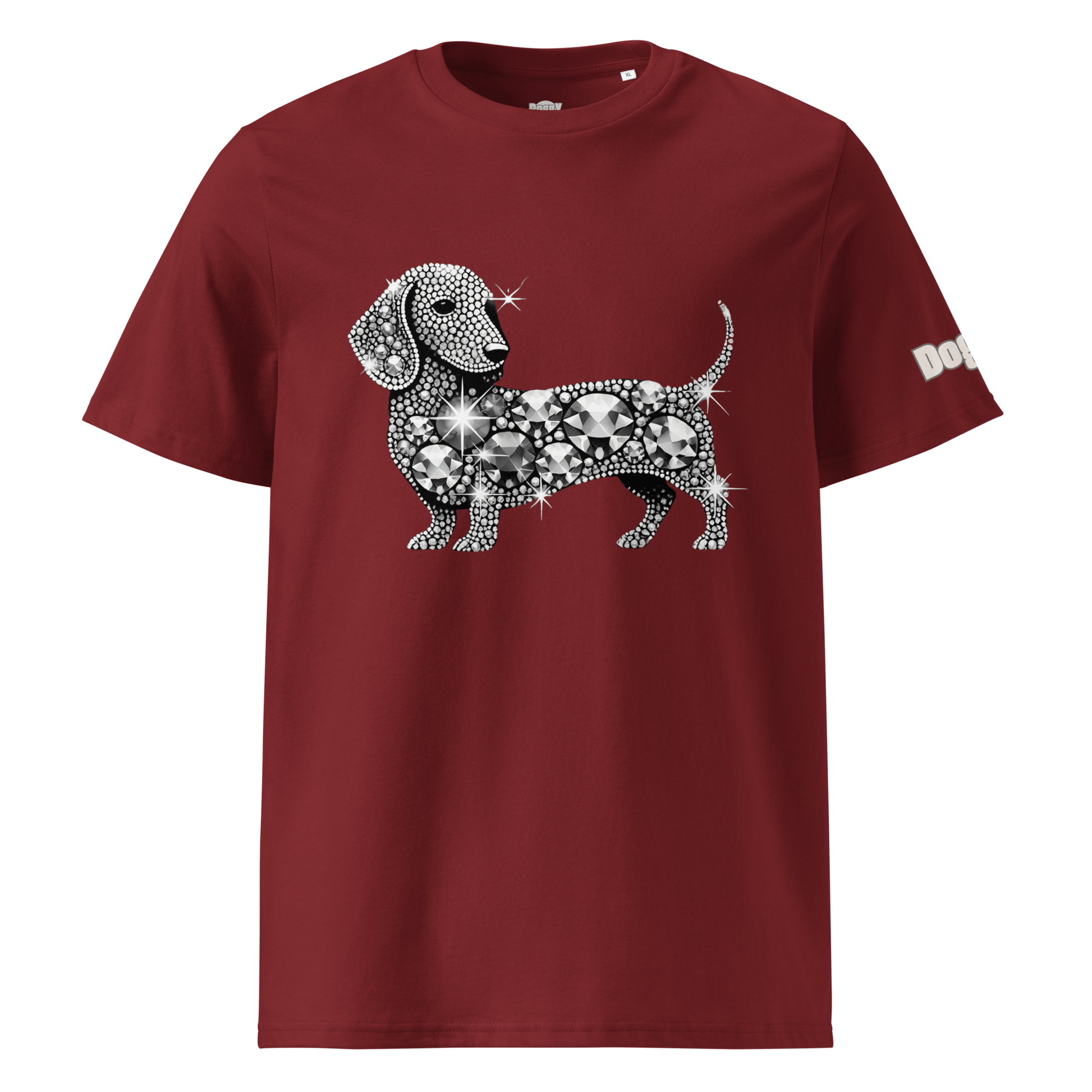 T-shirt unisexe en coton biologique - Collection Teckel - Doggy Trend