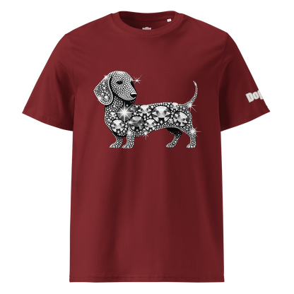 T-shirt unisexe en coton biologique - Collection Teckel - Doggy Trend