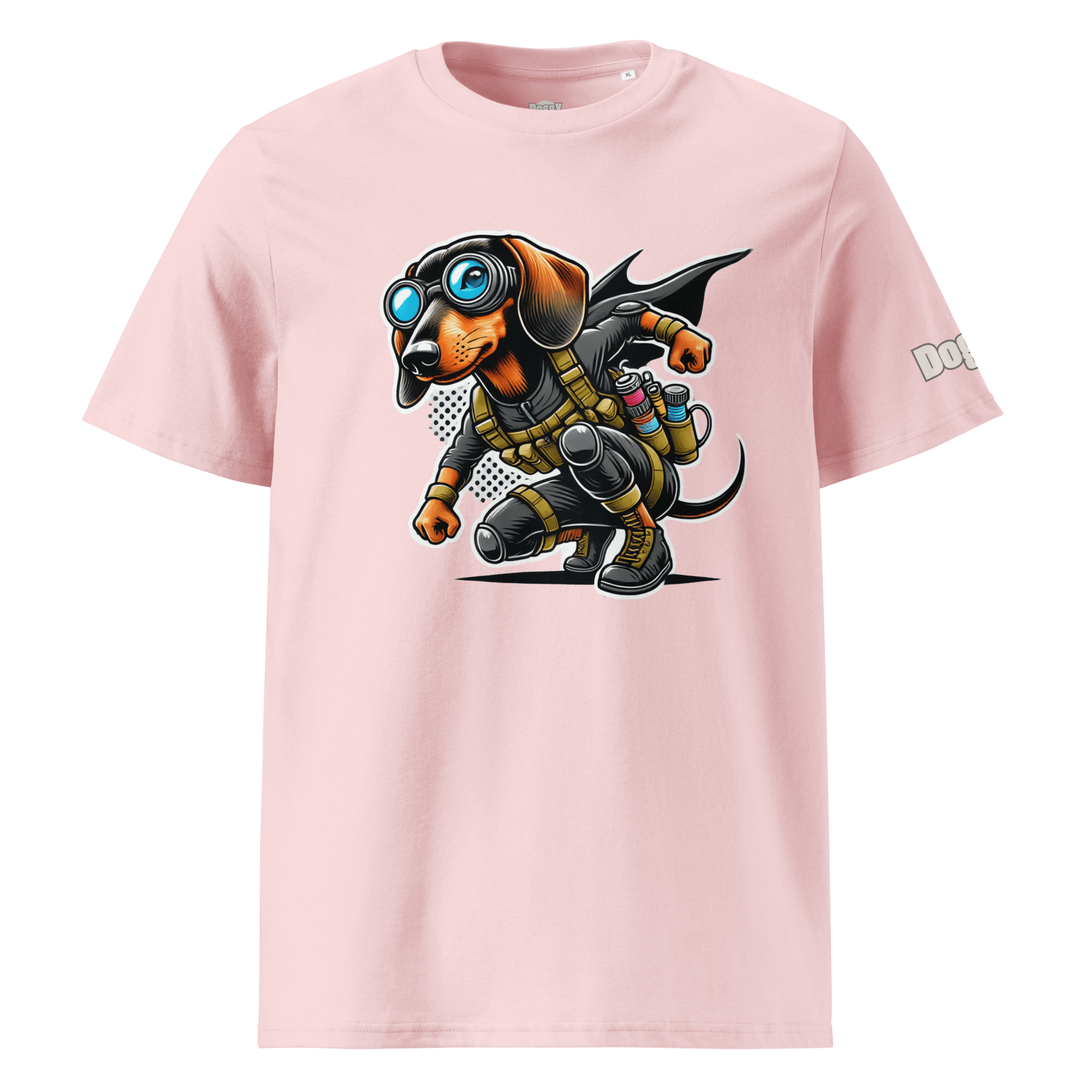 T-shirt unisexe en coton biologique - Collection Teckel - Doggy Trend