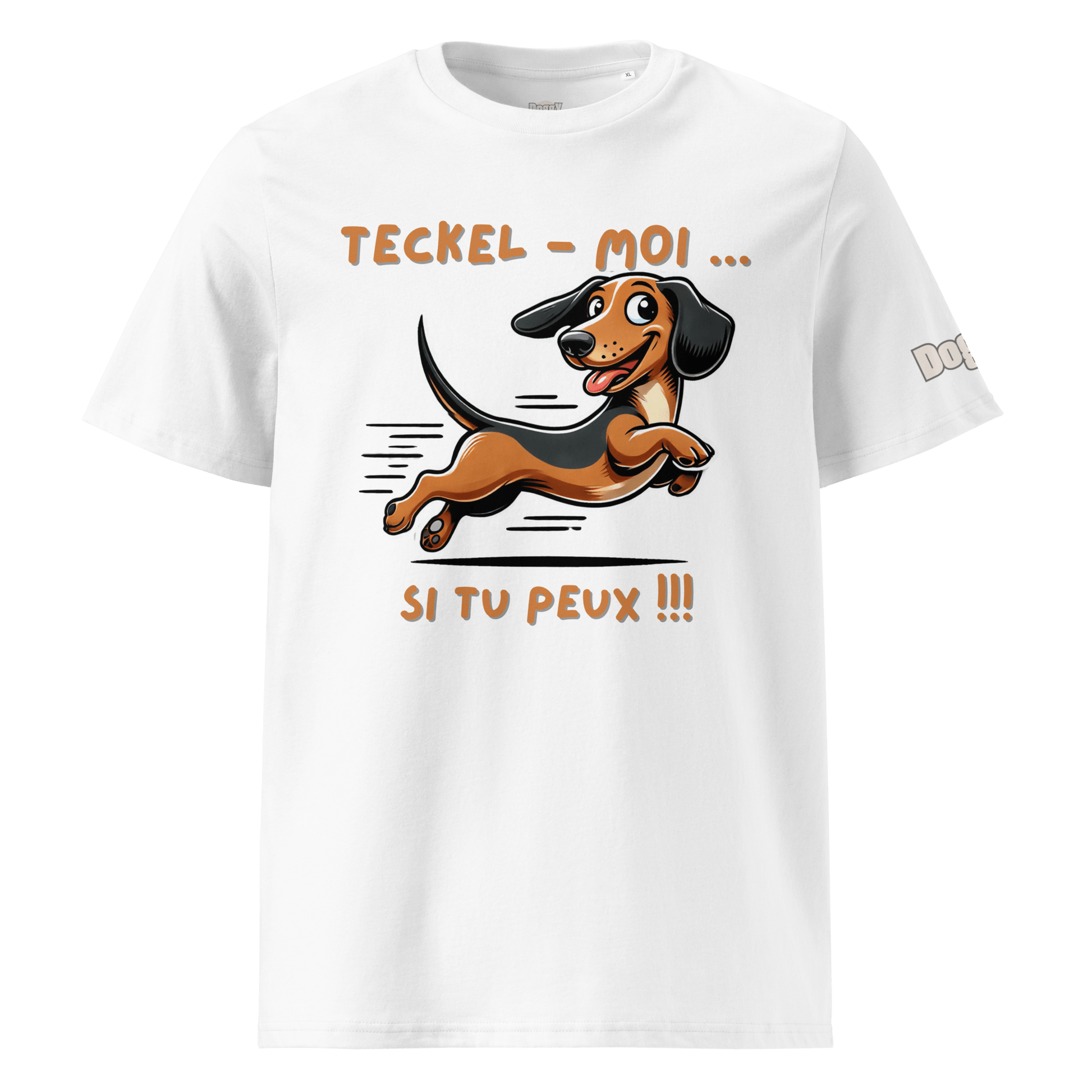 T-shirt unisexe en coton biologique - Collection Teckel - Doggy Trend