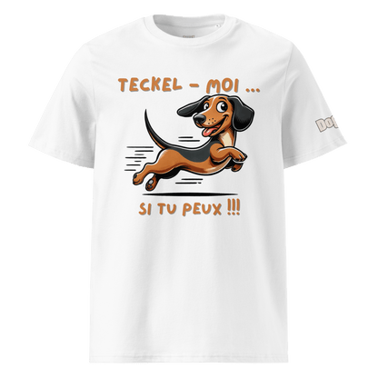 T-shirt unisexe en coton biologique - Collection Teckel - Doggy Trend
