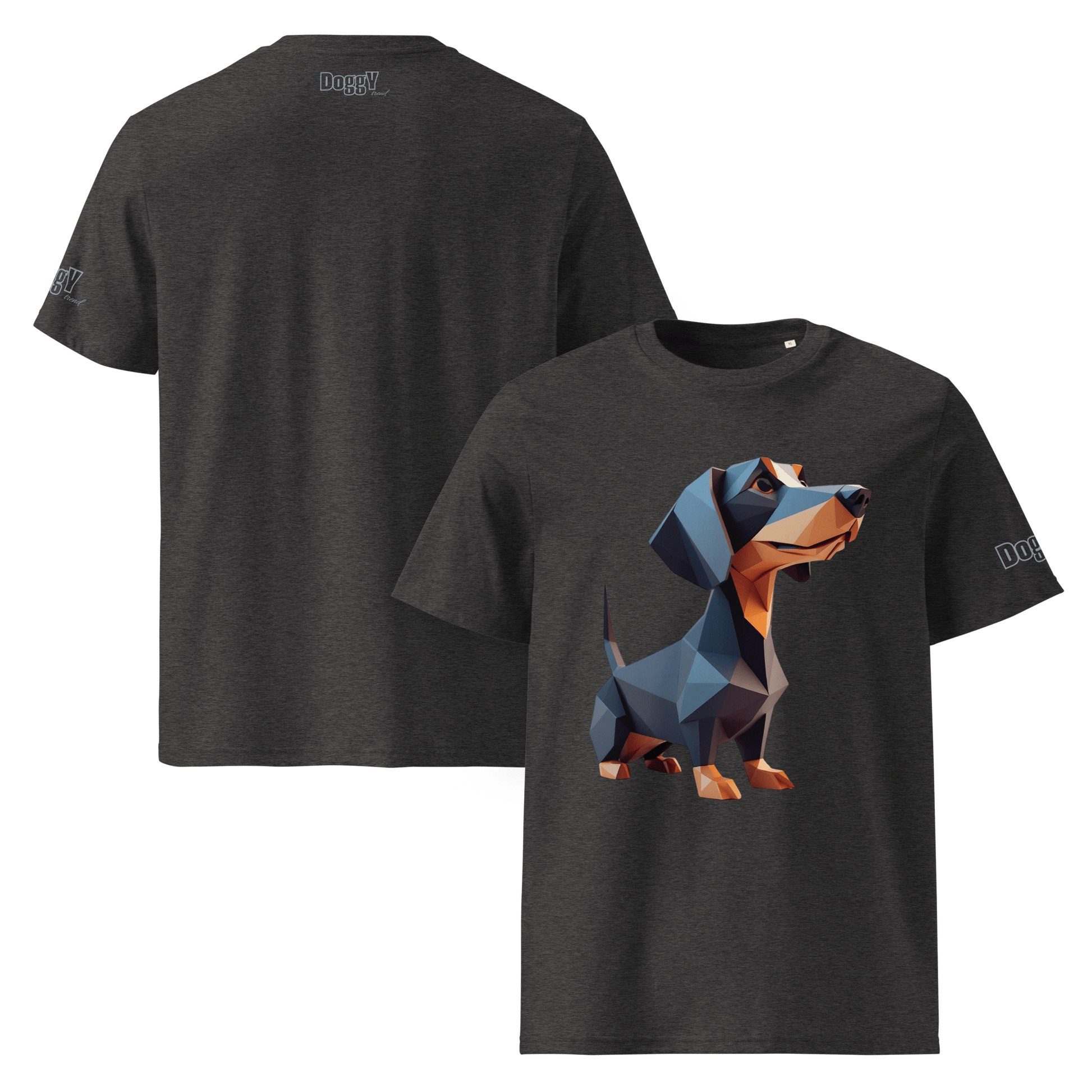 T-shirt unisexe en coton biologique - Collection Teckel - Doggy Trend