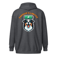 Veste à capuche épais unisexe à fermeture éclair classique - Collection Berger Australien - Doggy Trend