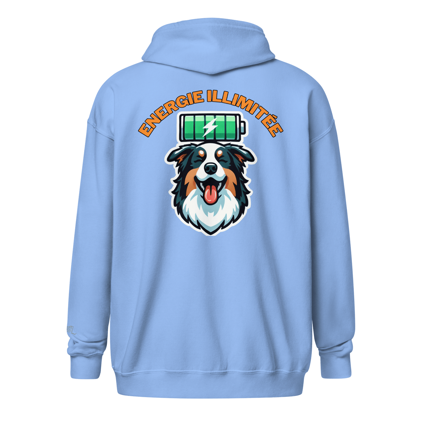 Veste à capuche épais unisexe à fermeture éclair classique - Collection Berger Australien - Doggy Trend